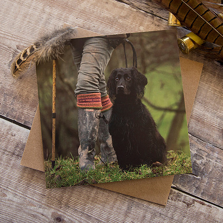 PSBC010 - They're out there, pheasant shoot greeting card