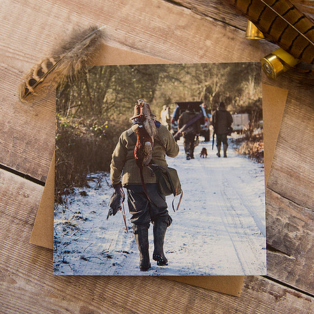 PSBC006 - Game Over, pheasant shoot greeting card