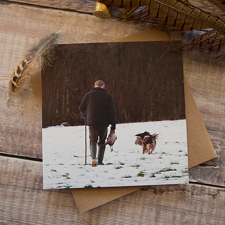 PSBC005 - Finished for the day, Greeting card